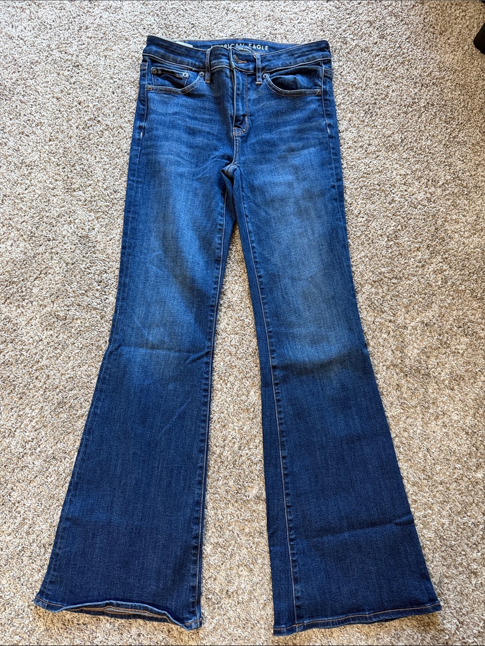 American Eagle low rise flare